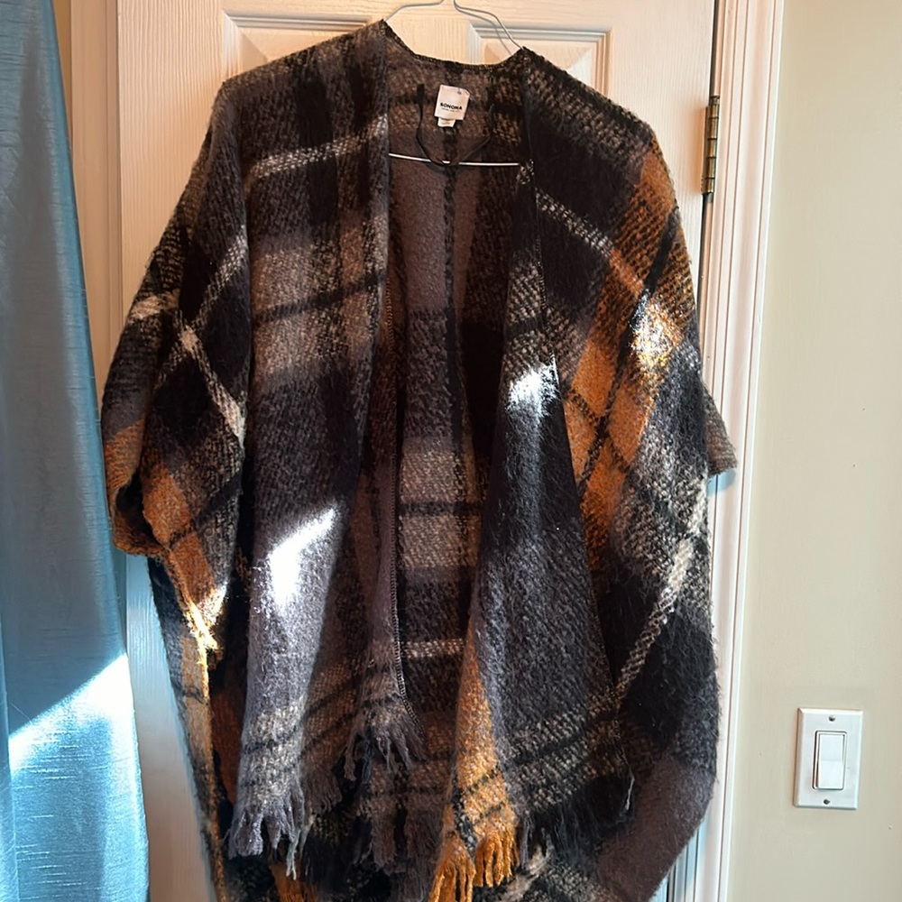 Autumn jacket shawl